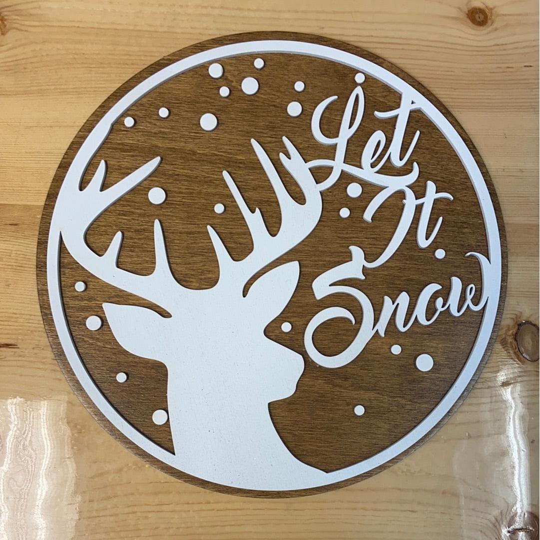 Let It Snow Deer - Northern Heart Designs