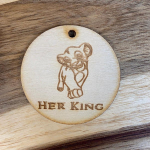 Lion king key tags - Northern Heart Designs