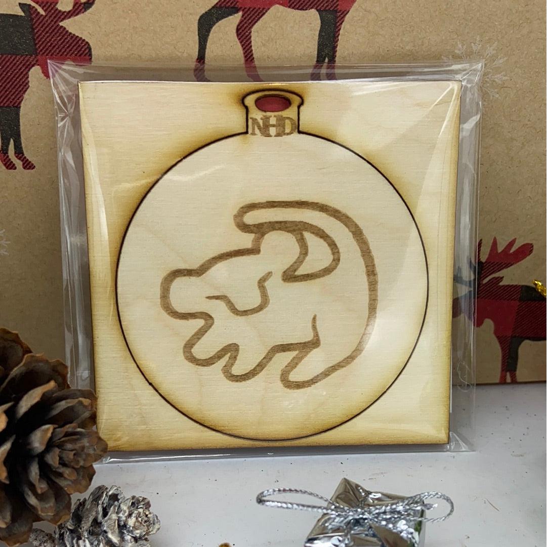 Lion king ornament - Northern Heart Designs