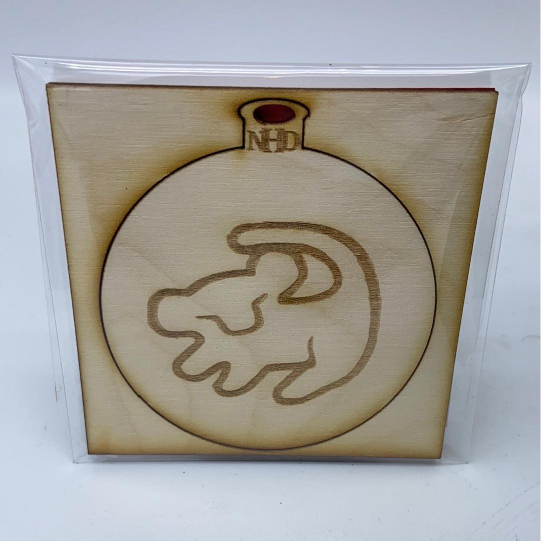 Lion king ornament - Northern Heart Designs