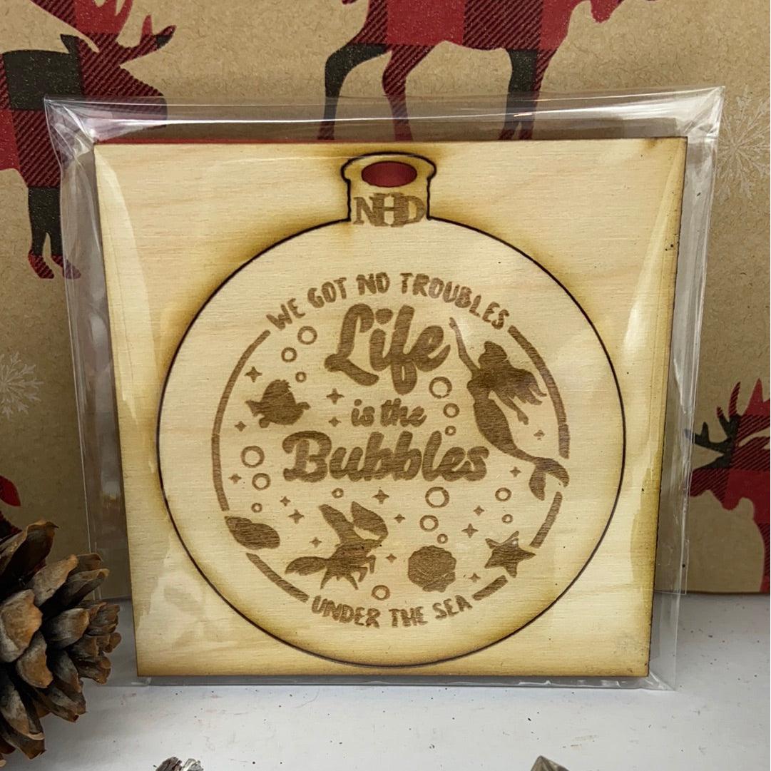 Little Mermaid ornament - Northern Heart Designs