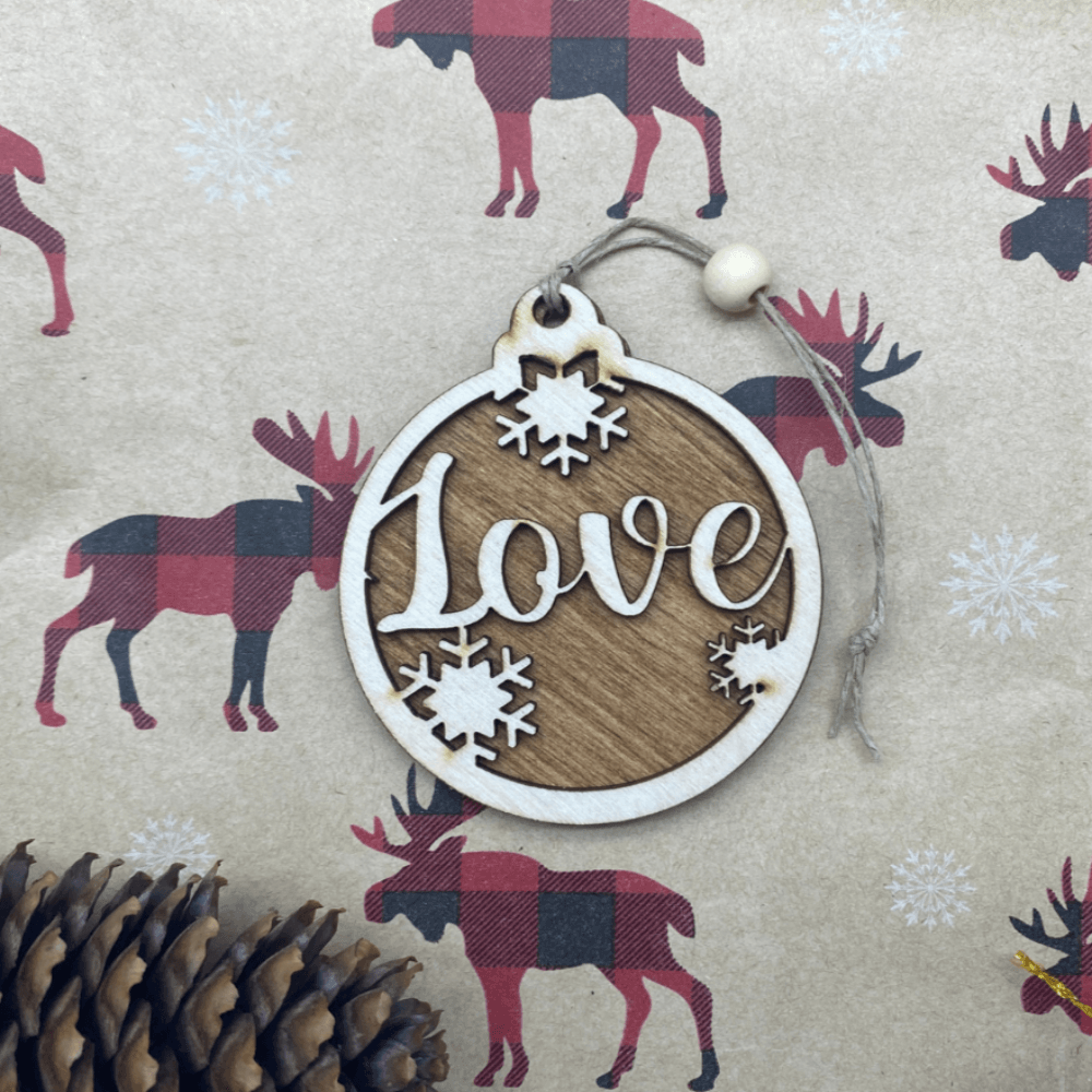 Love ornament - Northern Heart Designs