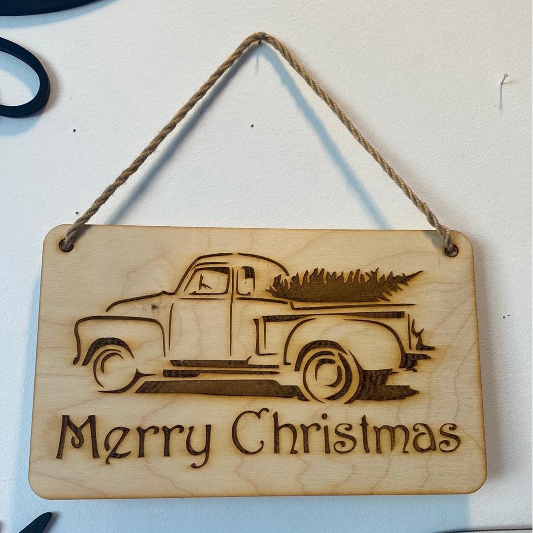 Merry Christmas Sign - Northern Heart Designs