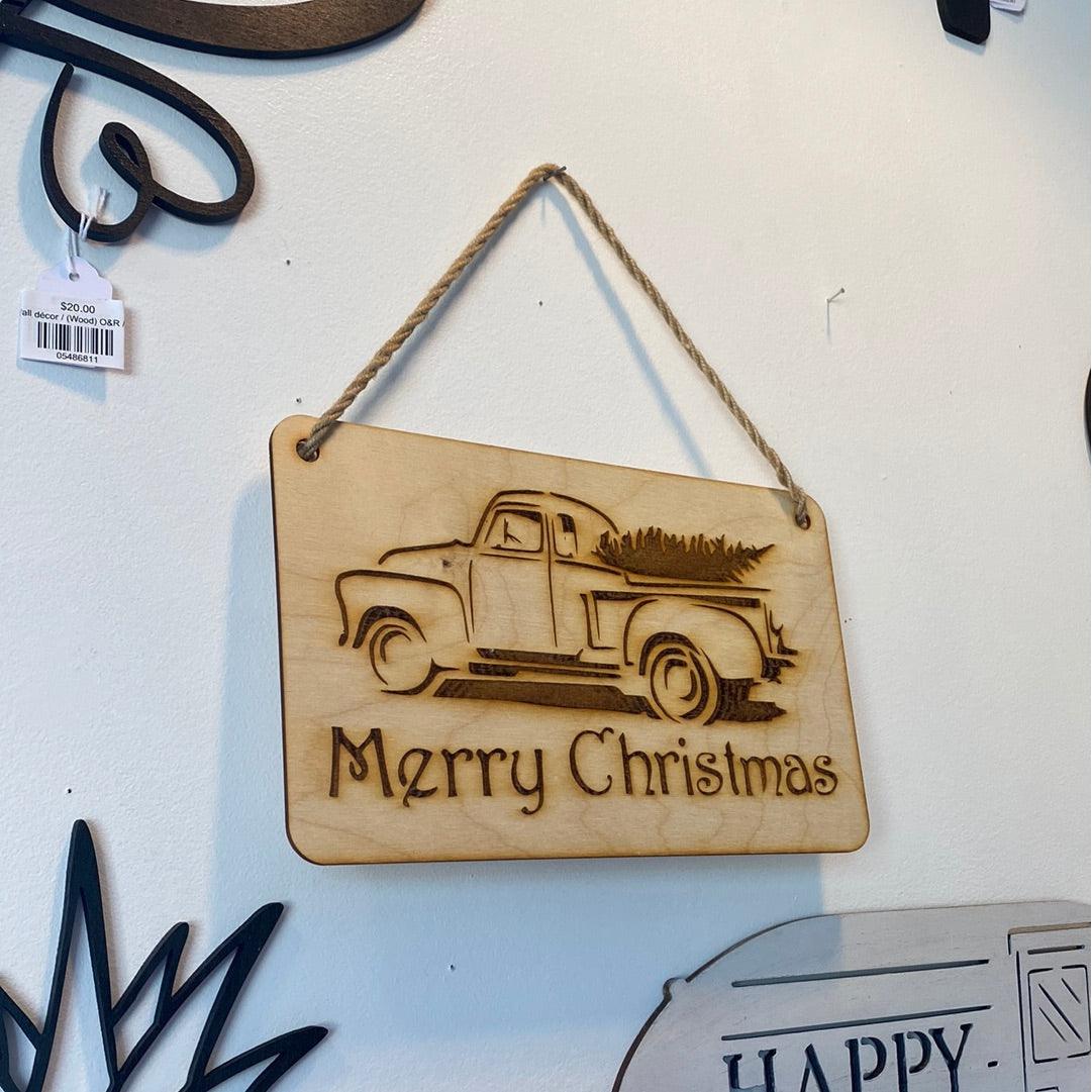 Merry Christmas Sign - Northern Heart Designs