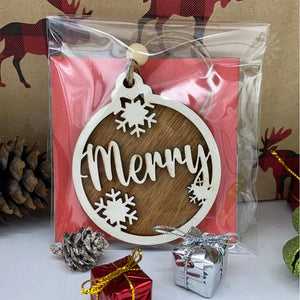 Merry Ornament - Northern Heart Designs