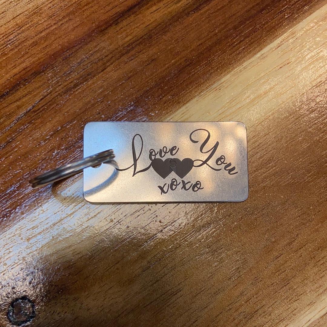 Metal key tags - Northern Heart Designs
