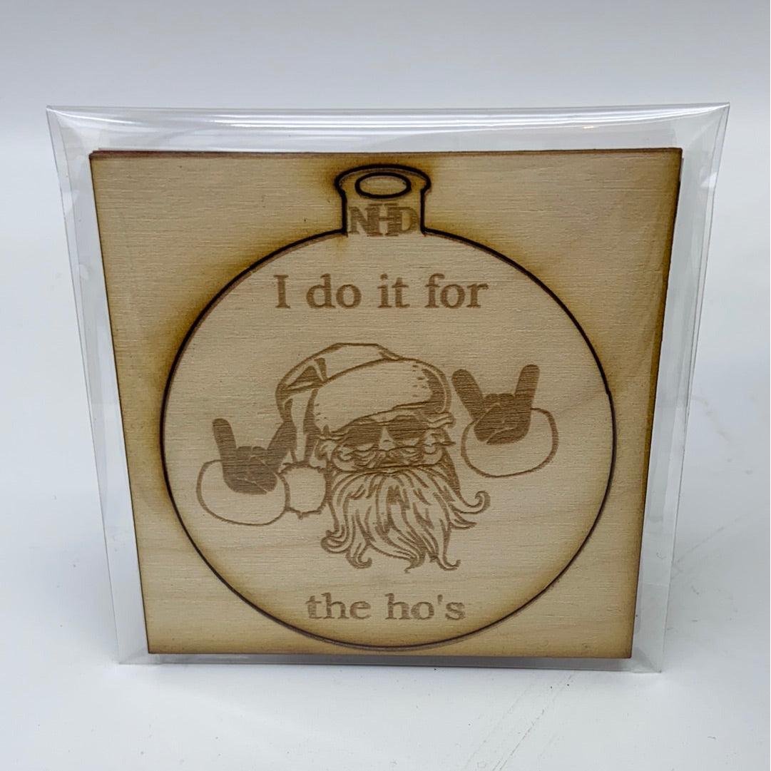 Metal Santa ornament - Northern Heart Designs