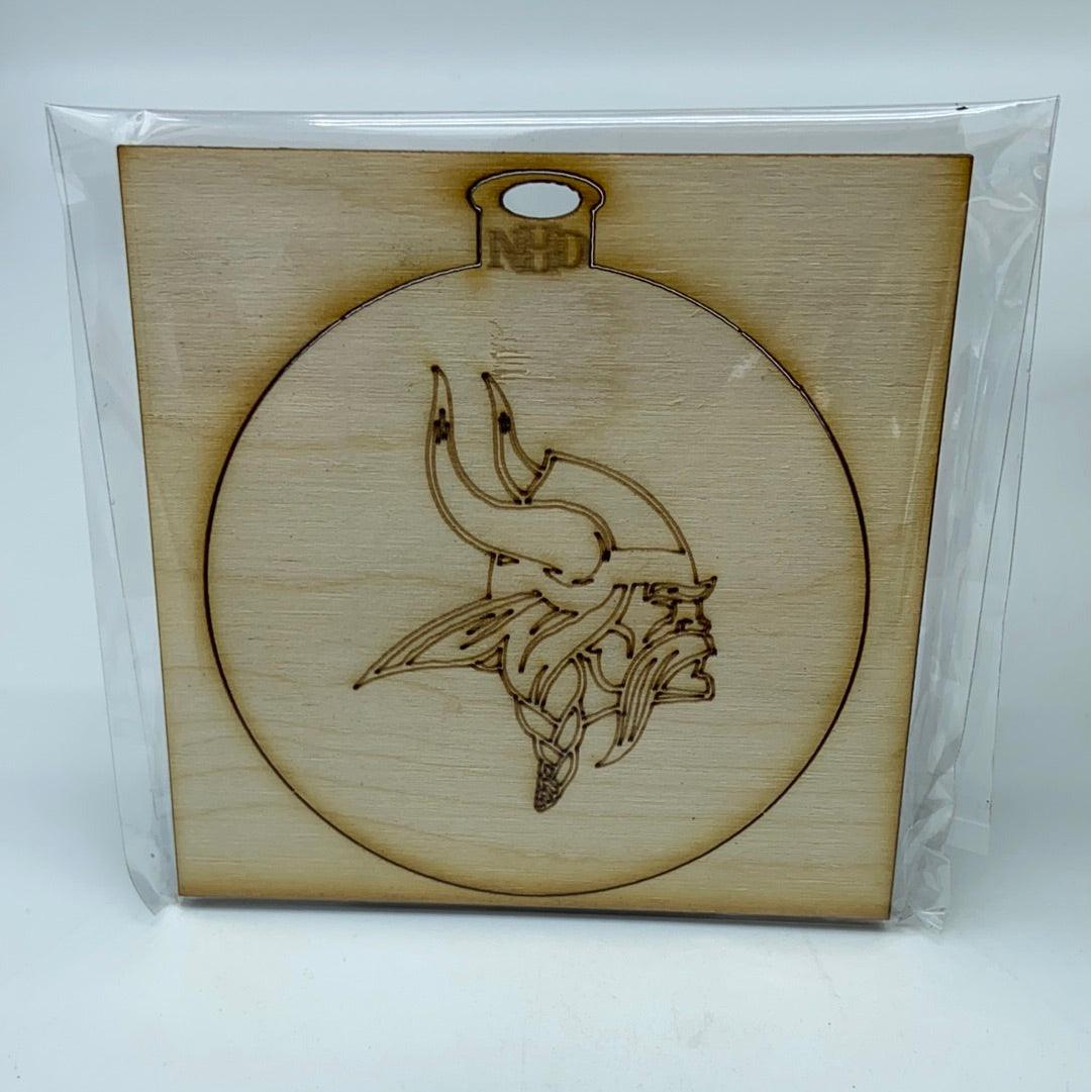Minnesota Vikings ornament - Northern Heart Designs