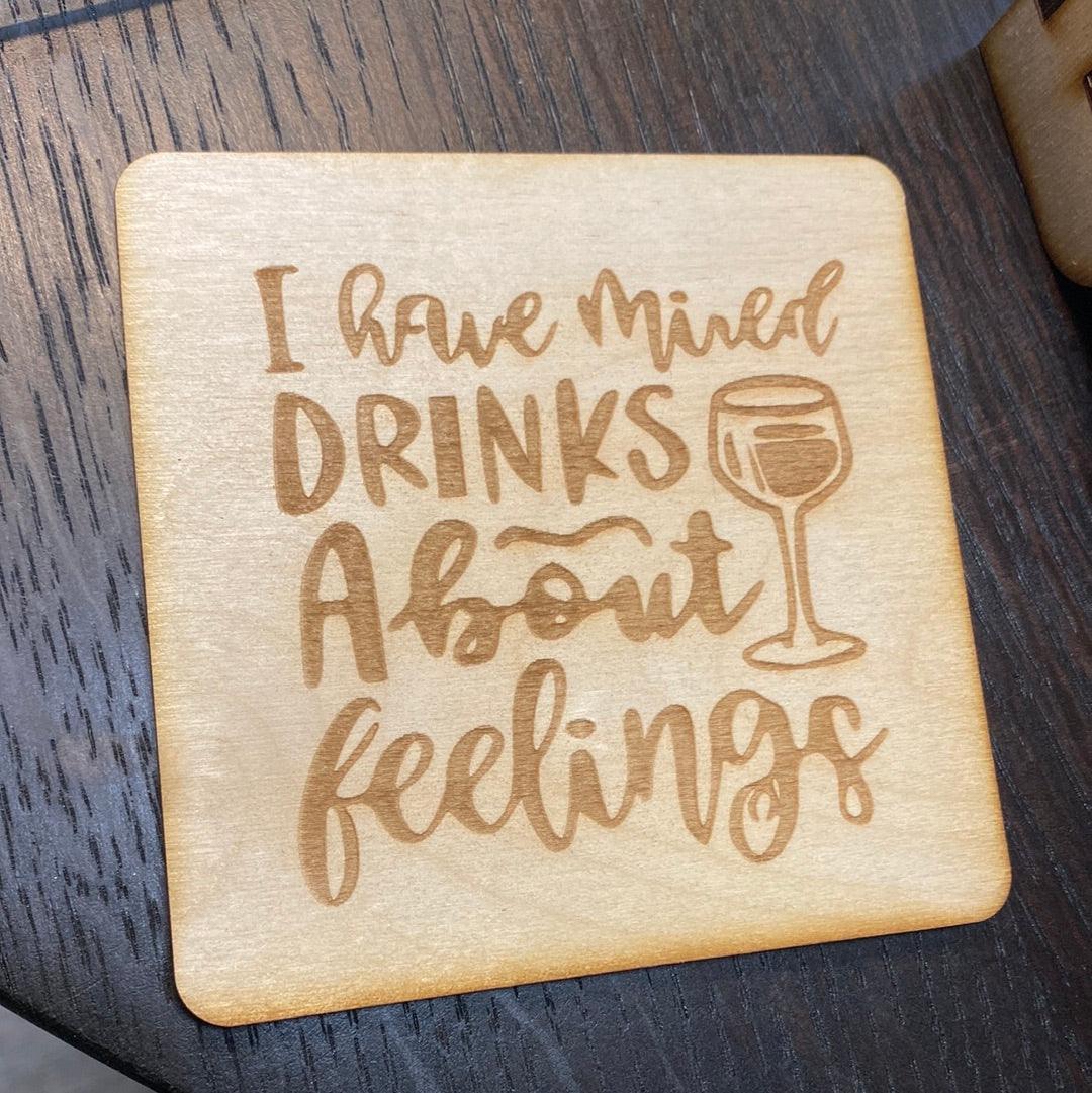 Mixed drinks coaster set - Northern Heart Designs