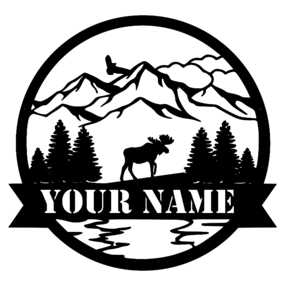 Moose Monogram