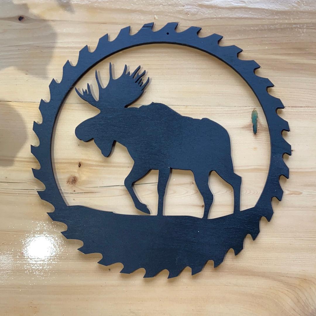 Moose saw blade - Northern Heart Designs
