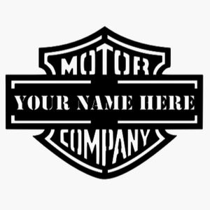 Motorcycle Badge Monogram