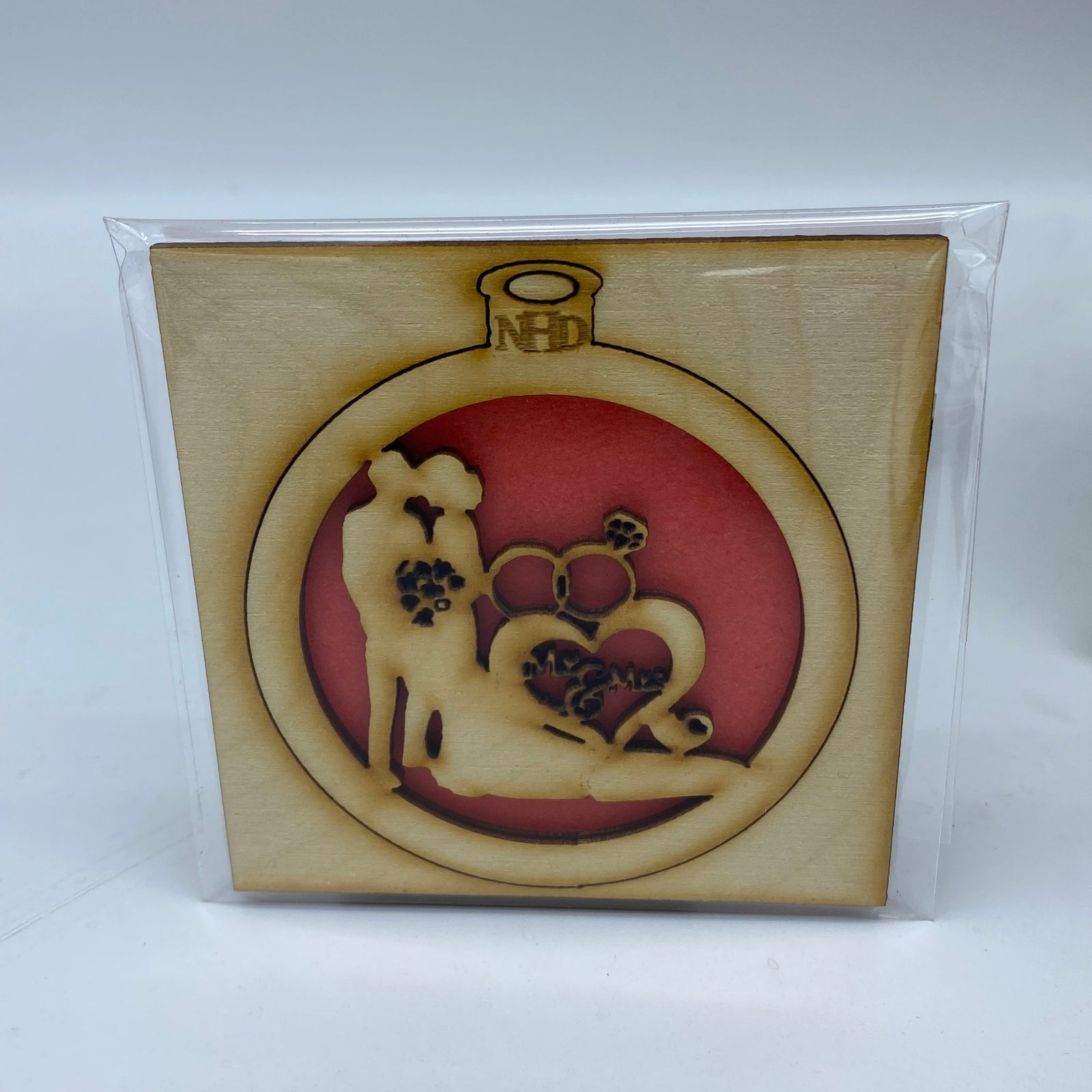 Mr & Mrs Christmas ornament - Northern Heart Designs