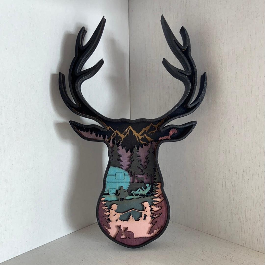 Multi-layer deer - Northern Heart Designs