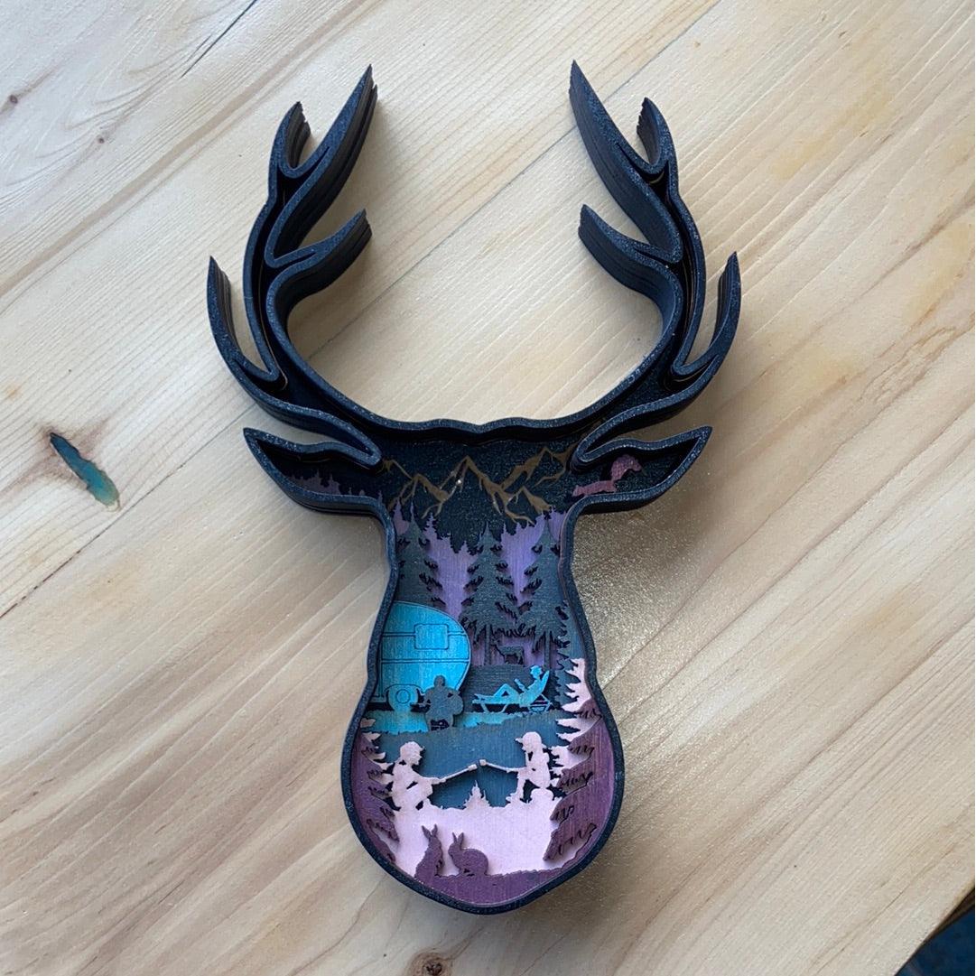 Multi-layer deer - Northern Heart Designs