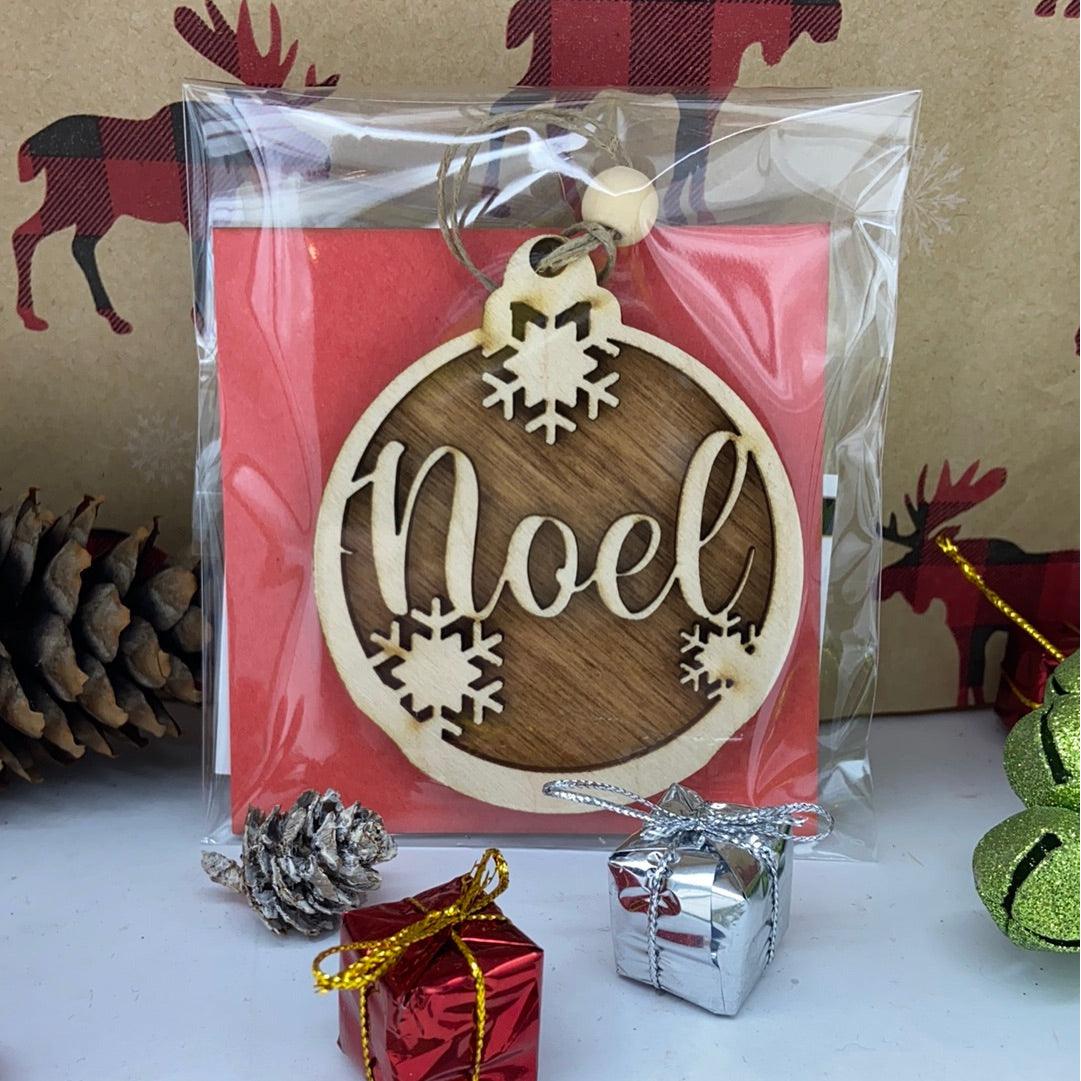 Noel Ornament - Northern Heart Designs