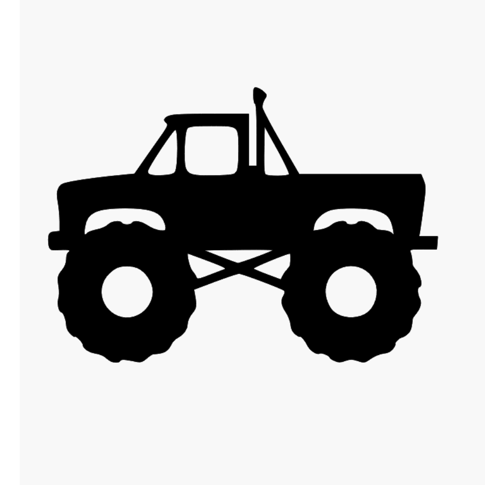 Personalized Monster Truck - Northern Hart Designs