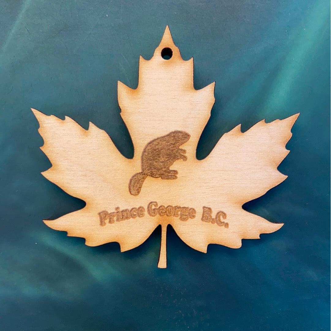 Pg ornament w/beaver - Northern Heart Designs