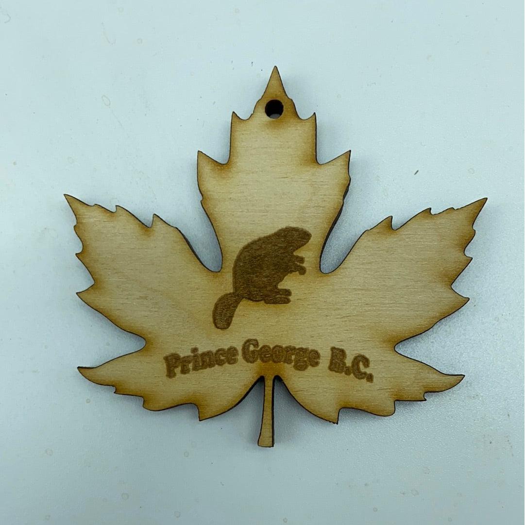 Pg ornament w/beaver - Northern Heart Designs
