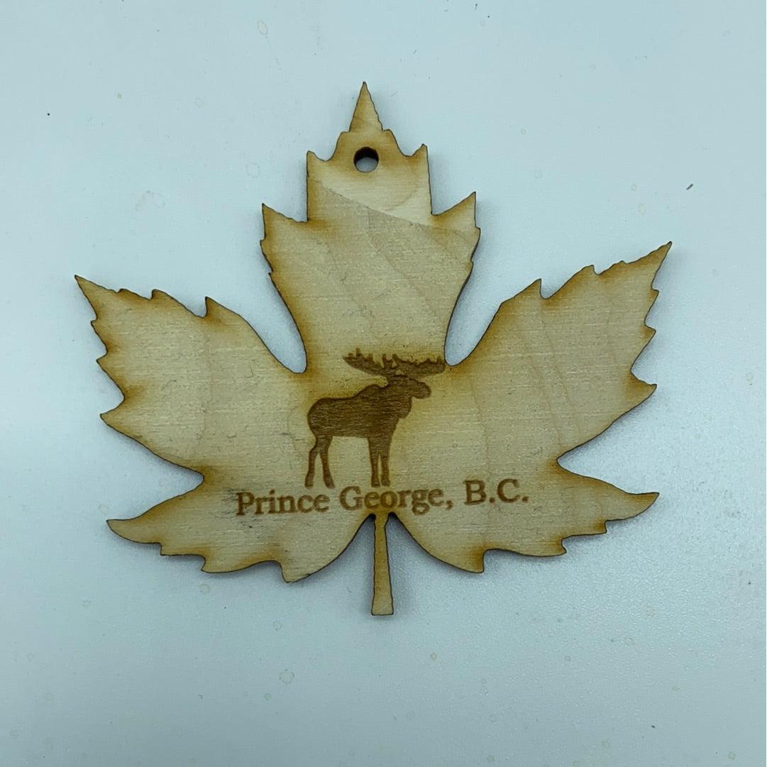 Pg ornament w/moose - Northern Heart Designs