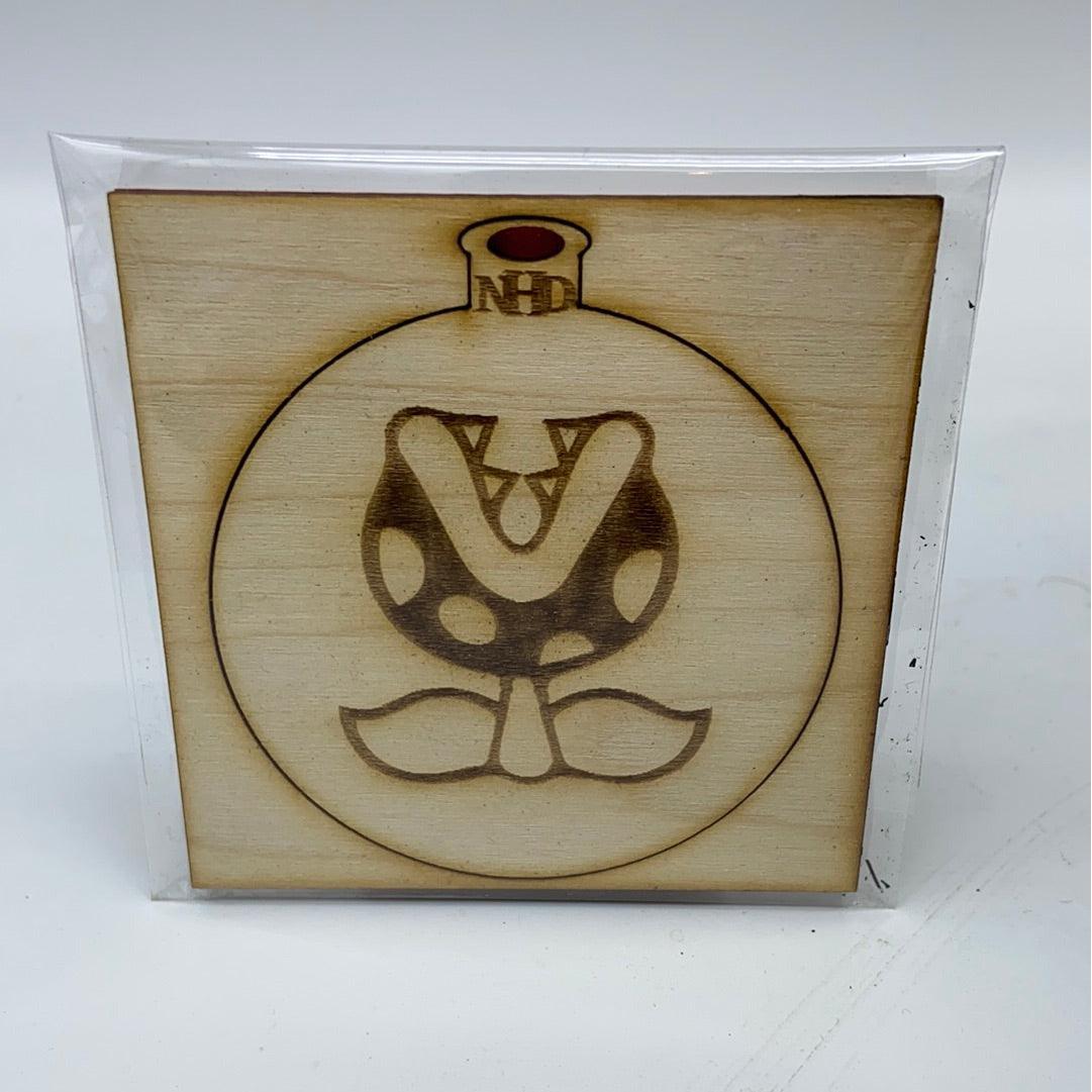 Piranha plant ornament - Northern Heart Designs