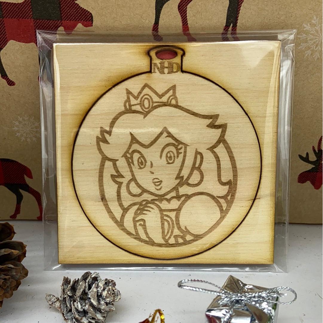 Princess Peach ornament - Northern Heart Designs