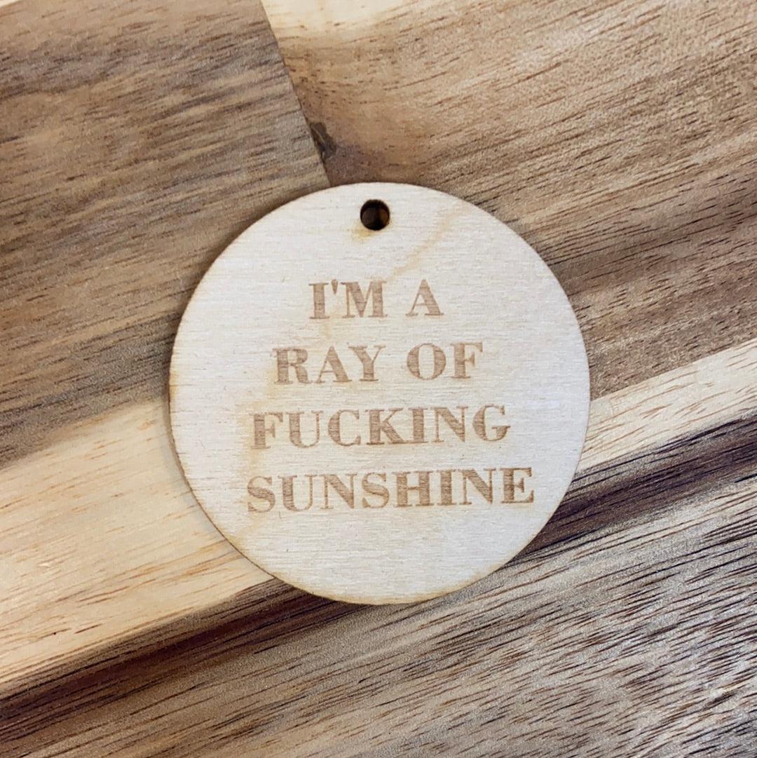 Ray of sunshine key tag - Northern Heart Designs