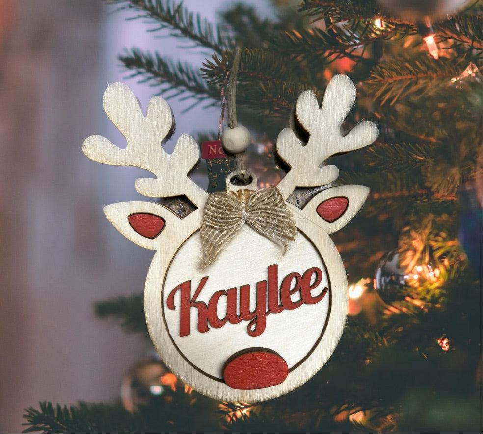 Reindeer ornament - Northern Heart Designs