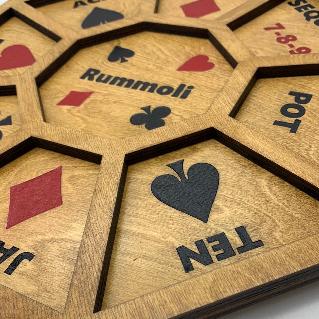 Rummoli board - Northern Heart Designs