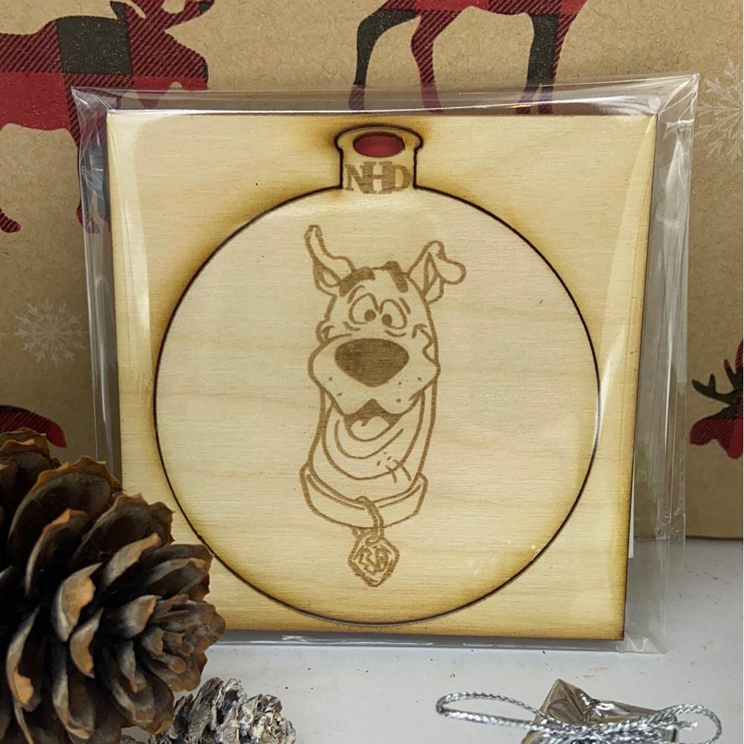 Scooby-doo ornament - Northern Heart Designs