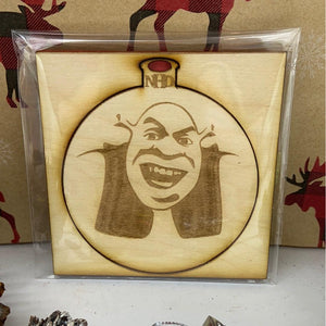 Shrek ornament - Northern Heart Designs
