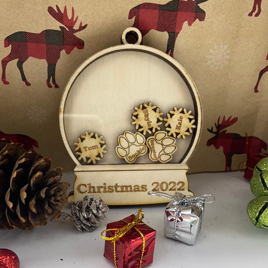 Snow Globe Ornament - Northern Heart Designs