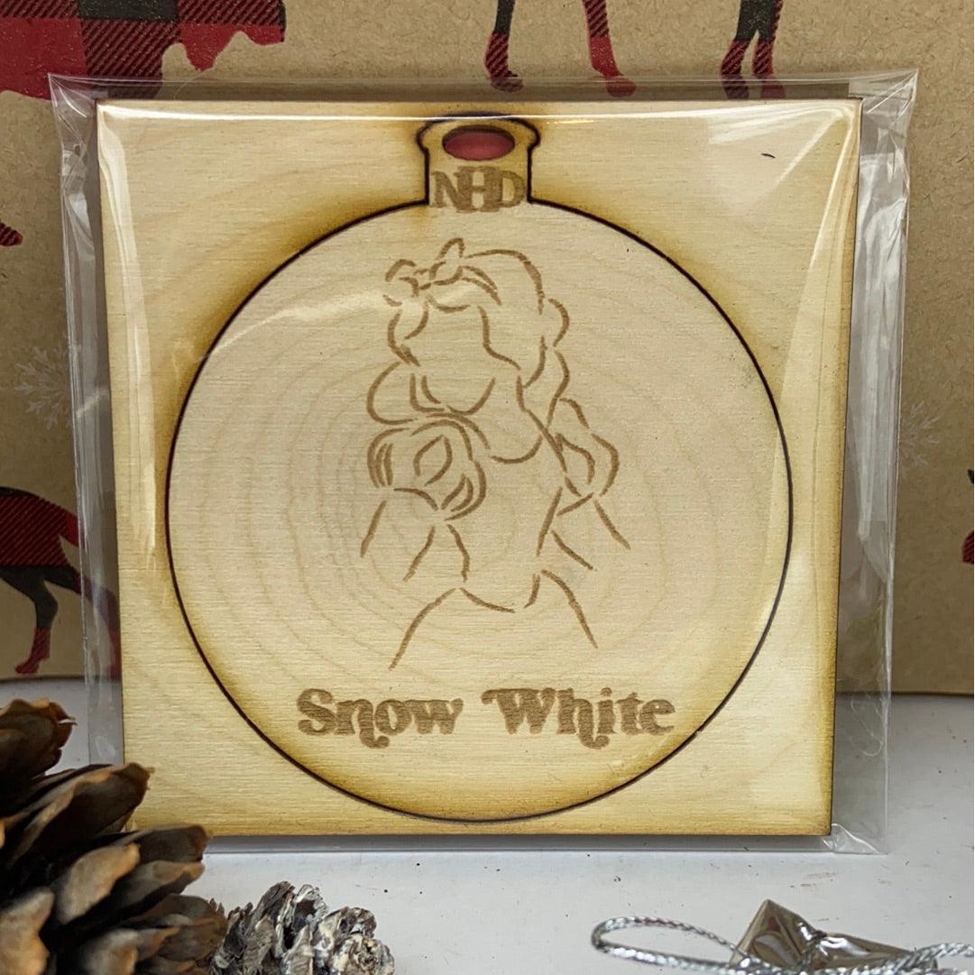 Snow White Ornament - Northern Heart Designs