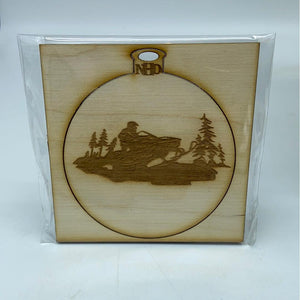 snowmobile ornament - Northern Heart Designs