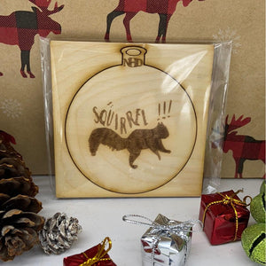 squirrel ornament - Northern Heart Designs