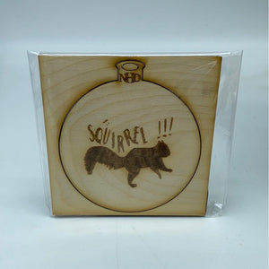 squirrel ornament - Northern Heart Designs