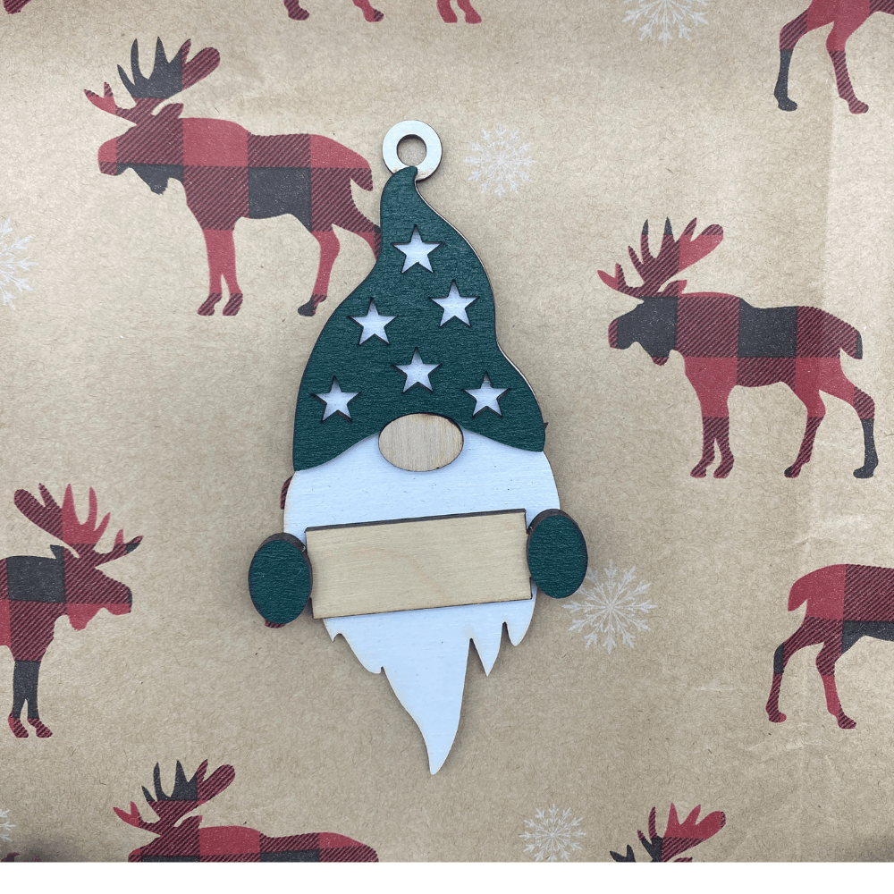 Star Hat Gnome Ornament - Northern Heart Designs