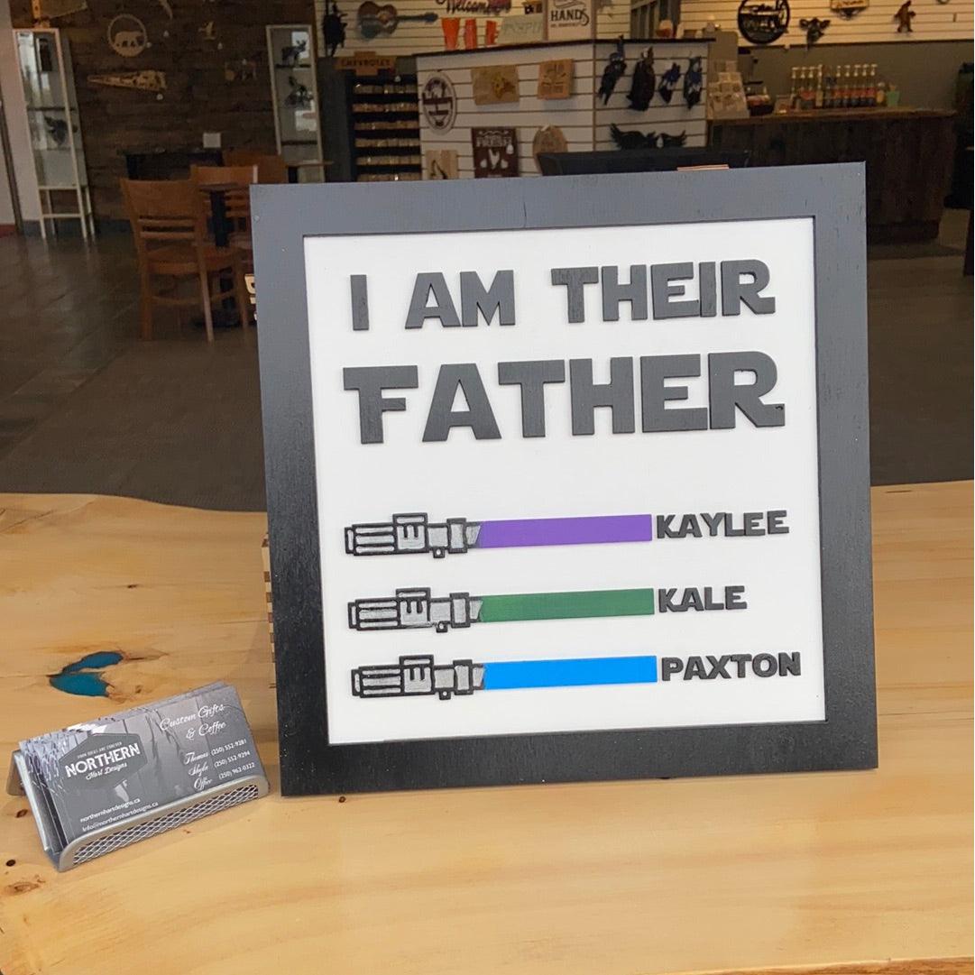 Star Wars family sign - Northern Heart Designs