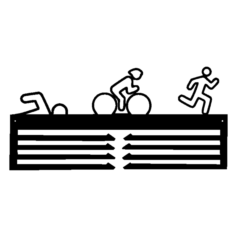 Swimming biking and running - Northern Heart Designs