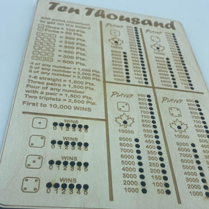 Ten thousand board game - Northern Heart Designs