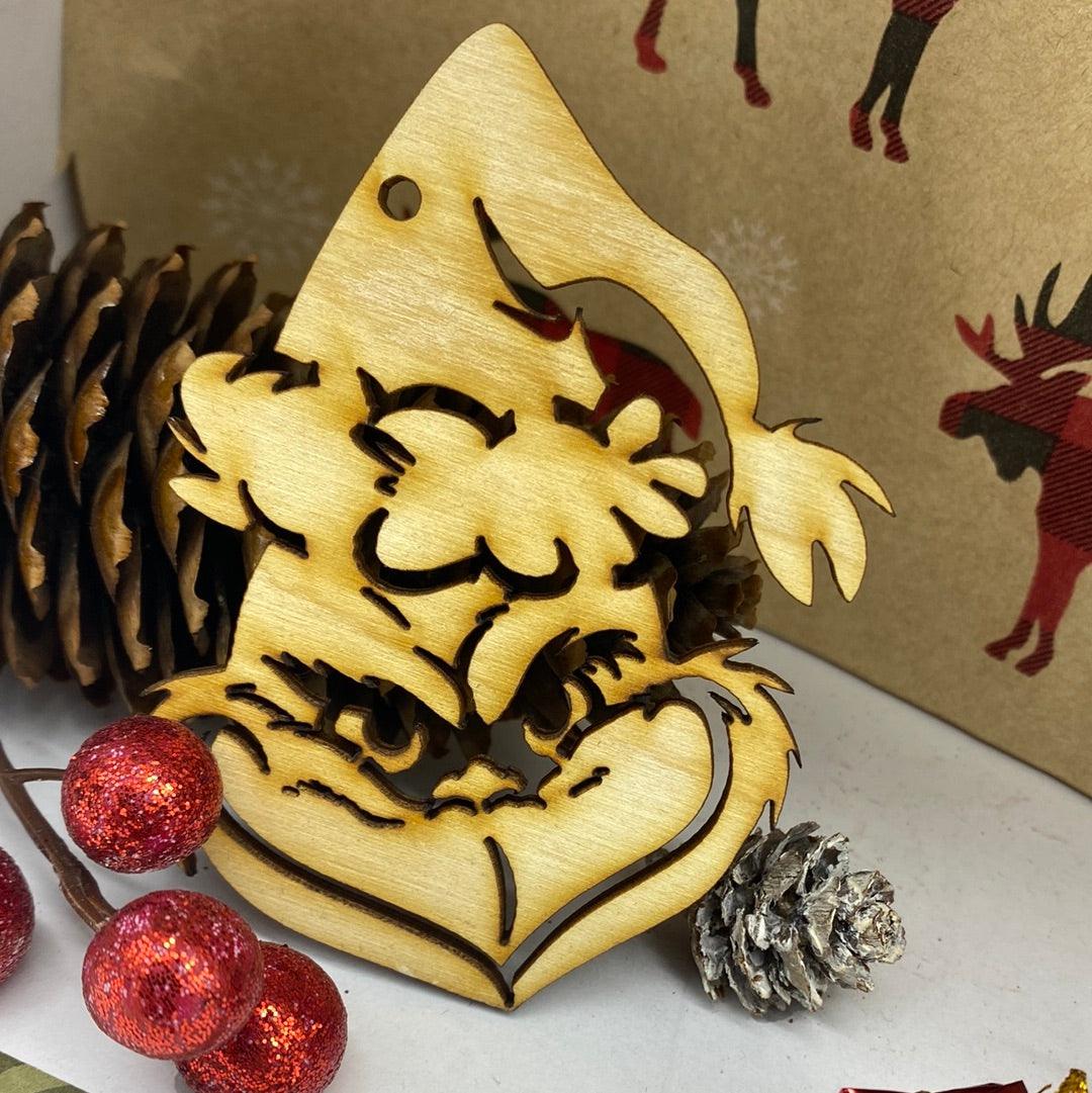 The grinch ornament - Northern Heart Designs