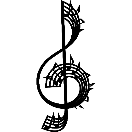 Treble Clef Music - Northern Hart Designs