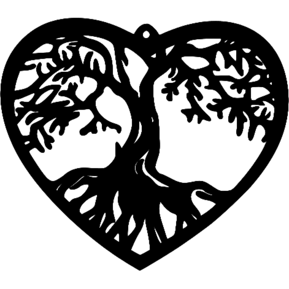 Tree Of Life Heart - Northern Heart Designs