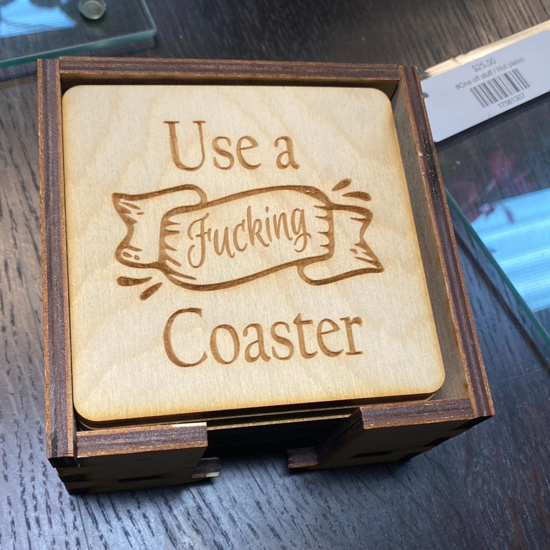 Use a coaster coaster set - Northern Heart Designs