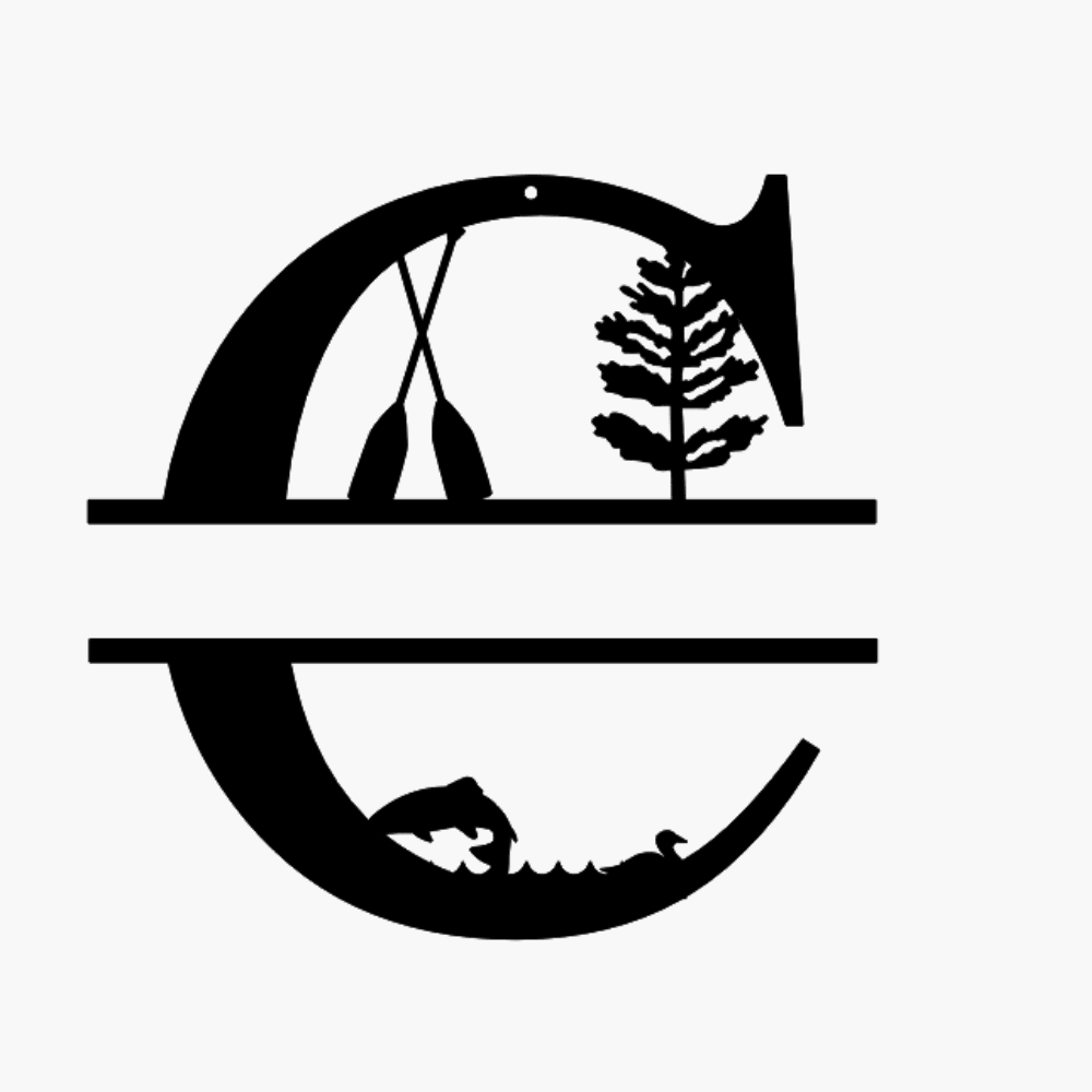 Water Theme Monograms - Northern Hart Designs