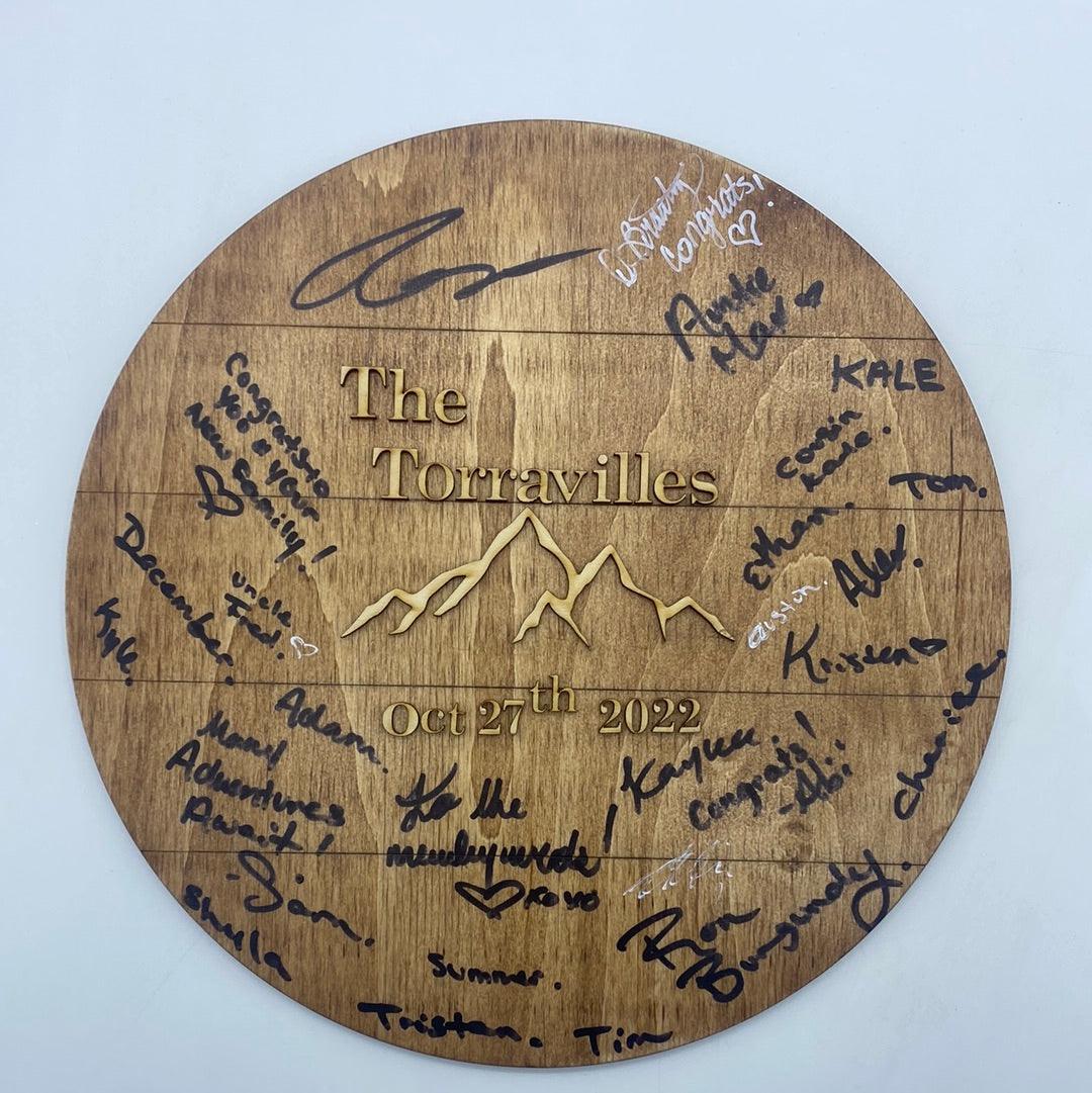 Wedding guestbook - Northern Heart Designs