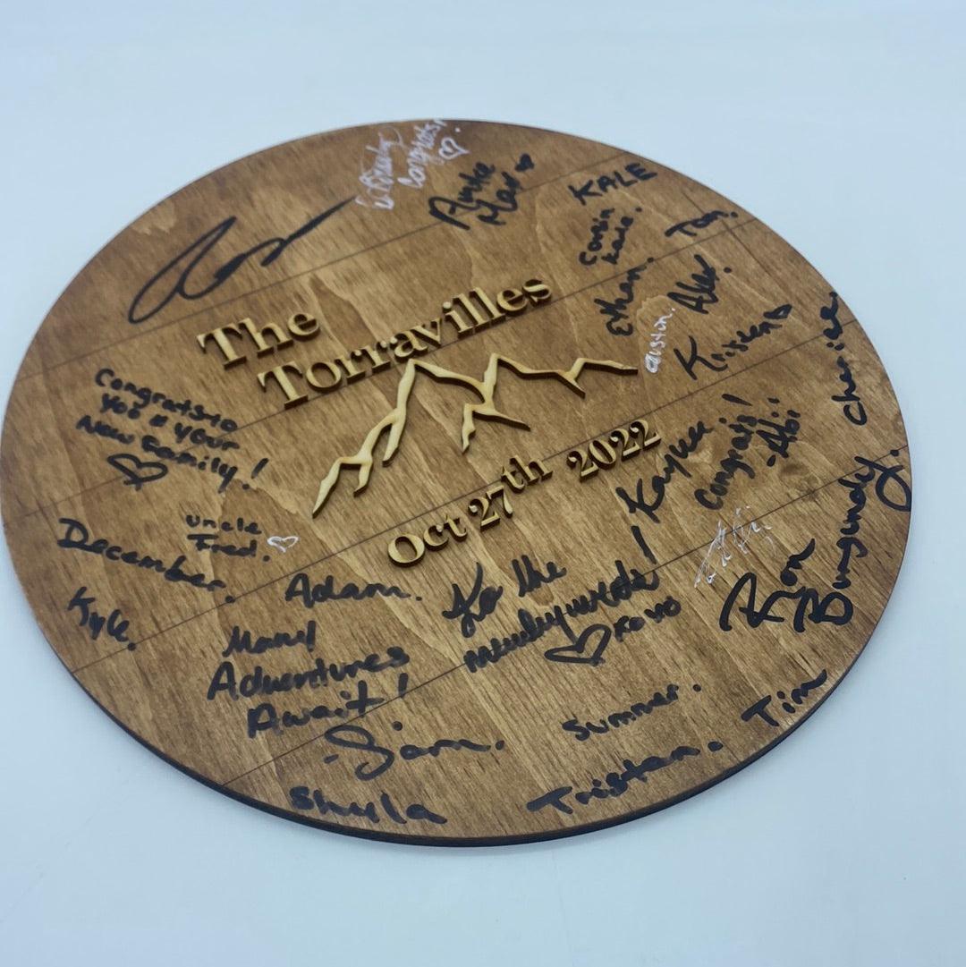 Wedding guestbook - Northern Heart Designs