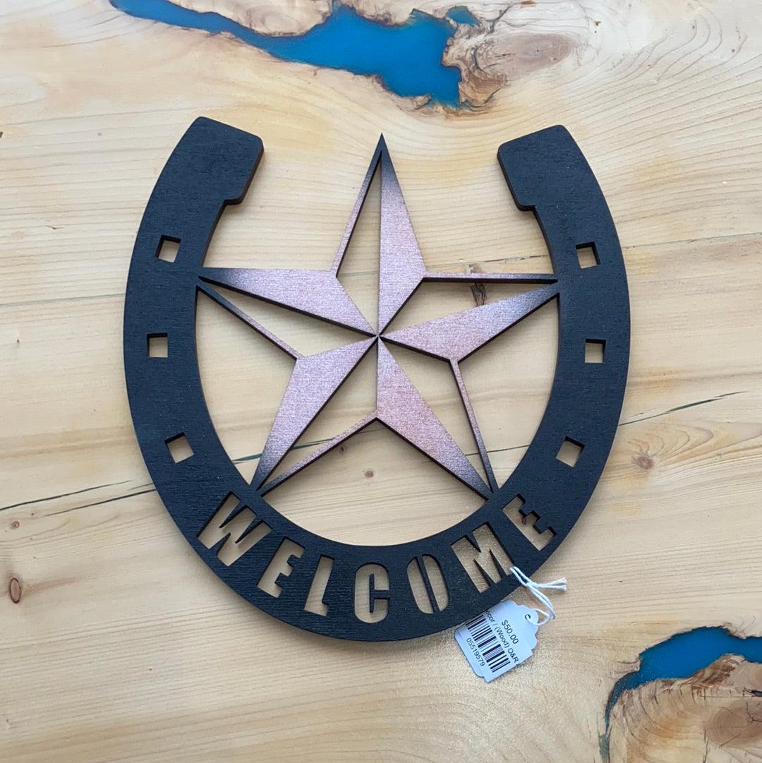 Welcome horse shoe - Northern Heart Designs