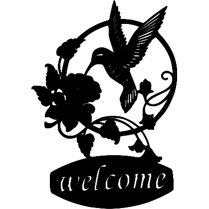 Welcome Hummingbird - Northern Hart Designs