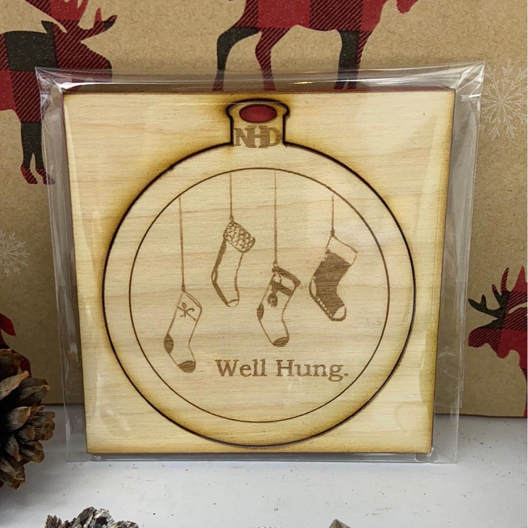 Well hung ornament - Northern Heart Designs